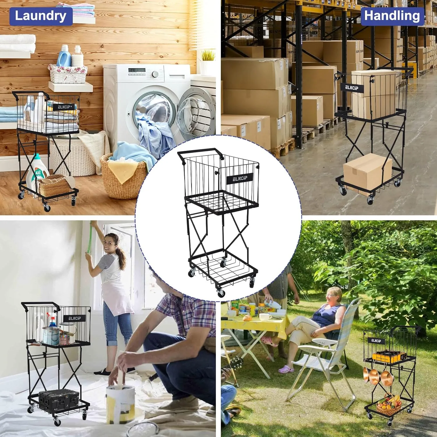 Portable Pickleball & Tennis Ball Collector - Pickleball Retriever Basket Carrier Gatherer Picker Hopper Container for Picking and Storage Training Tool for Ball
