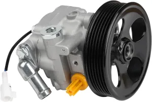 Power Steering Pump with Pulley Compatible with Subaru Outback Legacy 3.6L H4 2010 2011 2012 2013 2014, Replacement for 34430AJ020, 34430AJ021