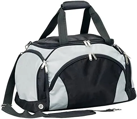 Preferred Nation Unisex-Adult Streamline Weekender Duffel Bag, Grey