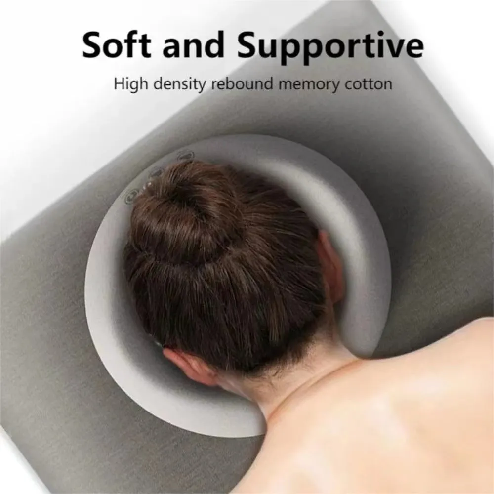 Premium Face Down Pillow – Memory Foam Prone Pillow for Comfortable Resting & Massage – Ergonomic Headrest for Beauty Salons & Home Use, Anti-Slip Zipper Design with Pillow Towel
