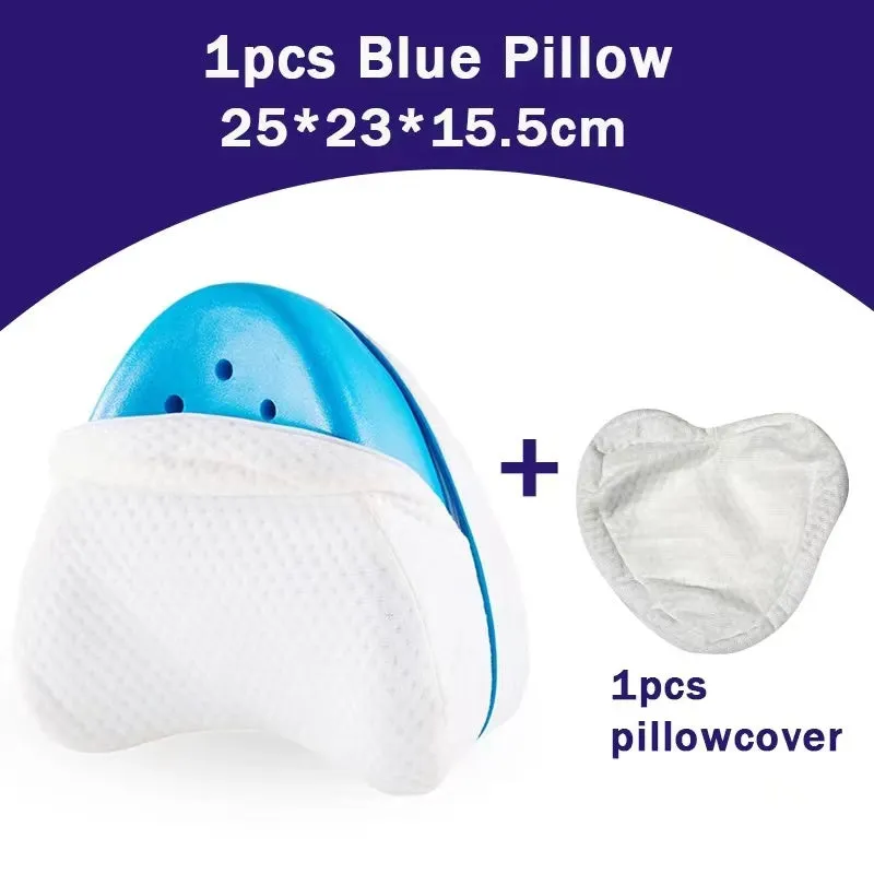 Premium Leg Pillow for Sciatica & Lower Back Pain Relief – Ergonomic Knee Pillow for Pregnant Women, Varicose Veins Care, Comfortable Sleeping Support with Machine Washable Cover