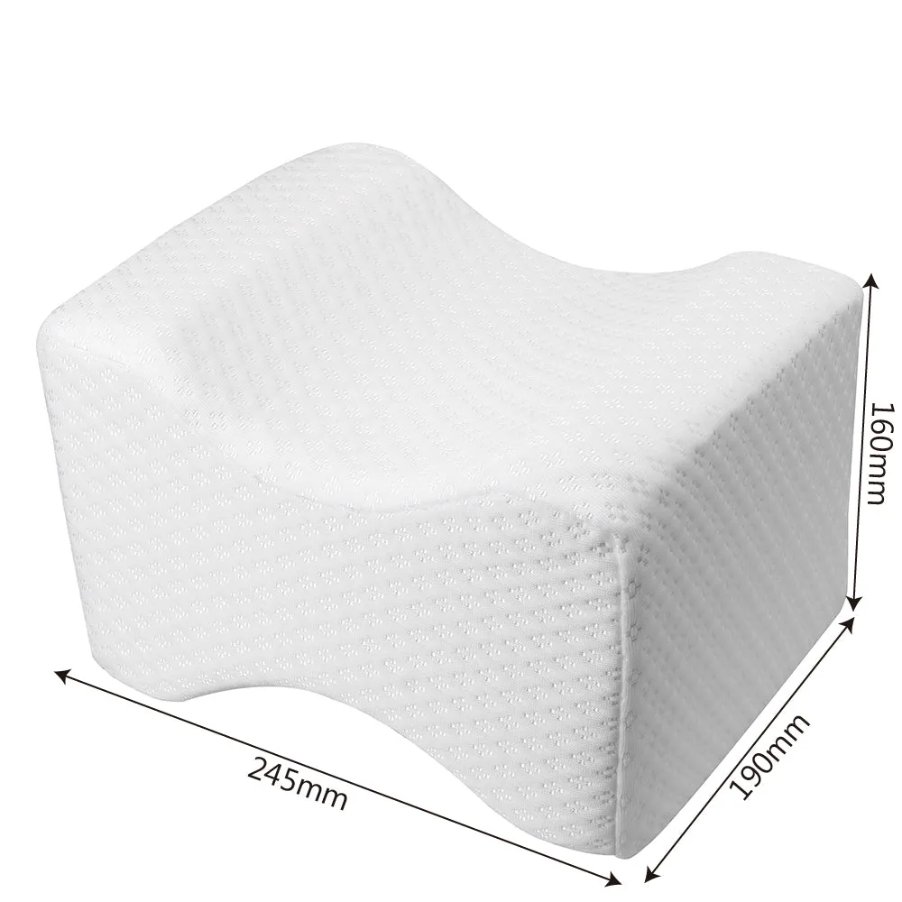 Premium Leg Pillow for Sciatica & Lower Back Pain Relief – Ergonomic Knee Pillow for Pregnant Women, Varicose Veins Care, Comfortable Sleeping Support with Machine Washable Cover