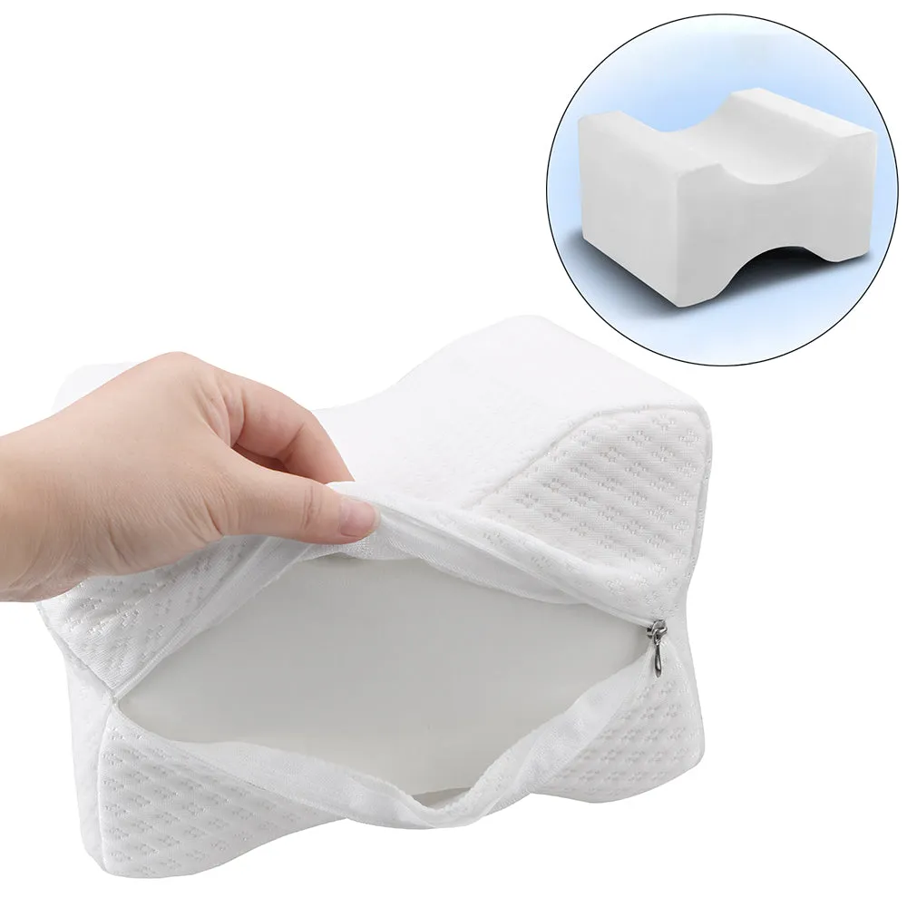 Premium Leg Pillow for Sciatica & Lower Back Pain Relief – Ergonomic Knee Pillow for Pregnant Women, Varicose Veins Care, Comfortable Sleeping Support with Machine Washable Cover