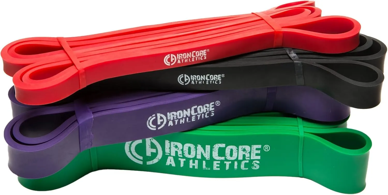 Pull Up Assistance Bands - Commercial Gym Quality 41" Loop Exercise Pull-Up Bands - 4 Different Resistance Levels to Choose from