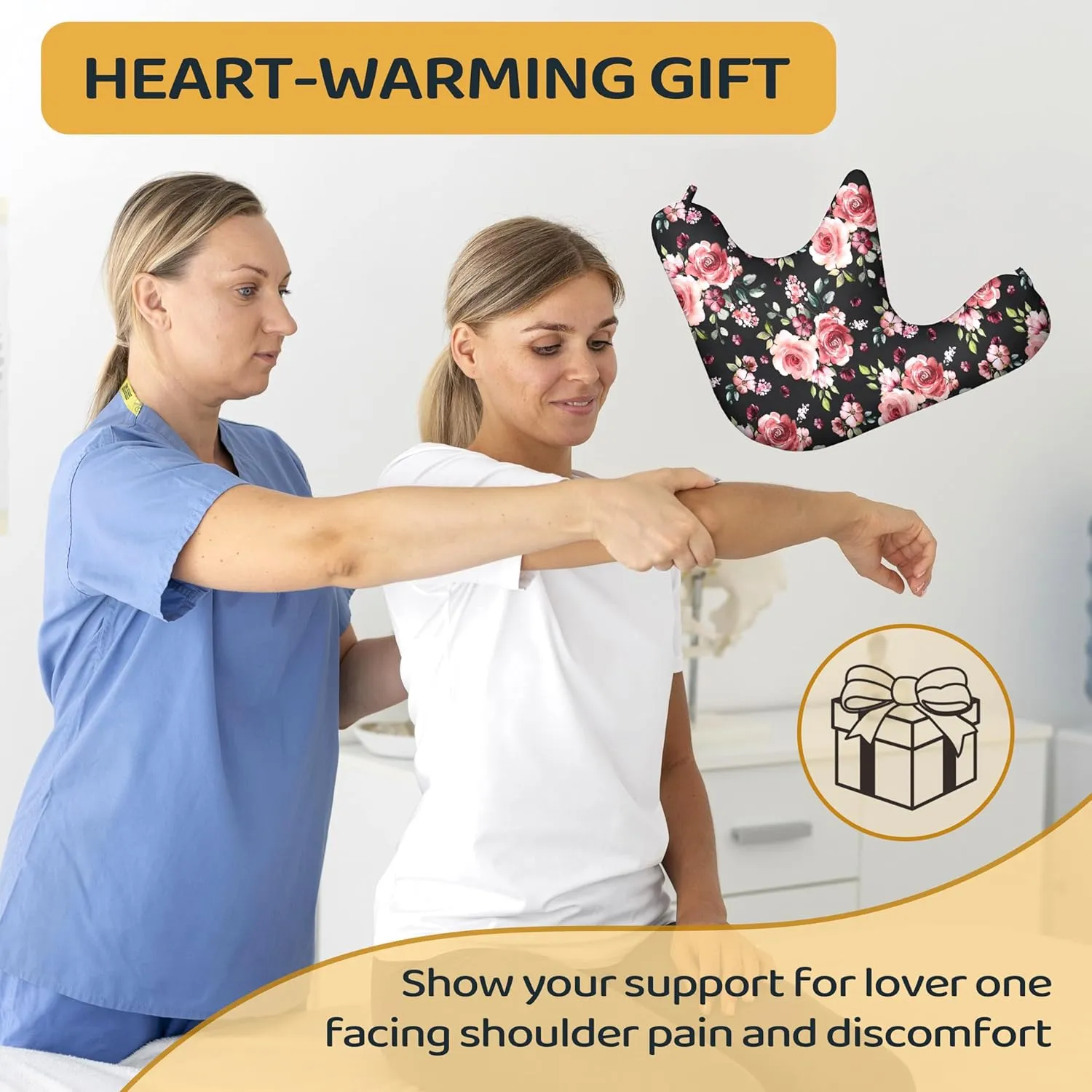 Queen Hero Rotator Cuff Pillow Post Shoulder Surgery Recovery Supplies,Providing Support for Shoulder Comfortable Cotton Bag with an Detachable Design Post Surgery Pillow