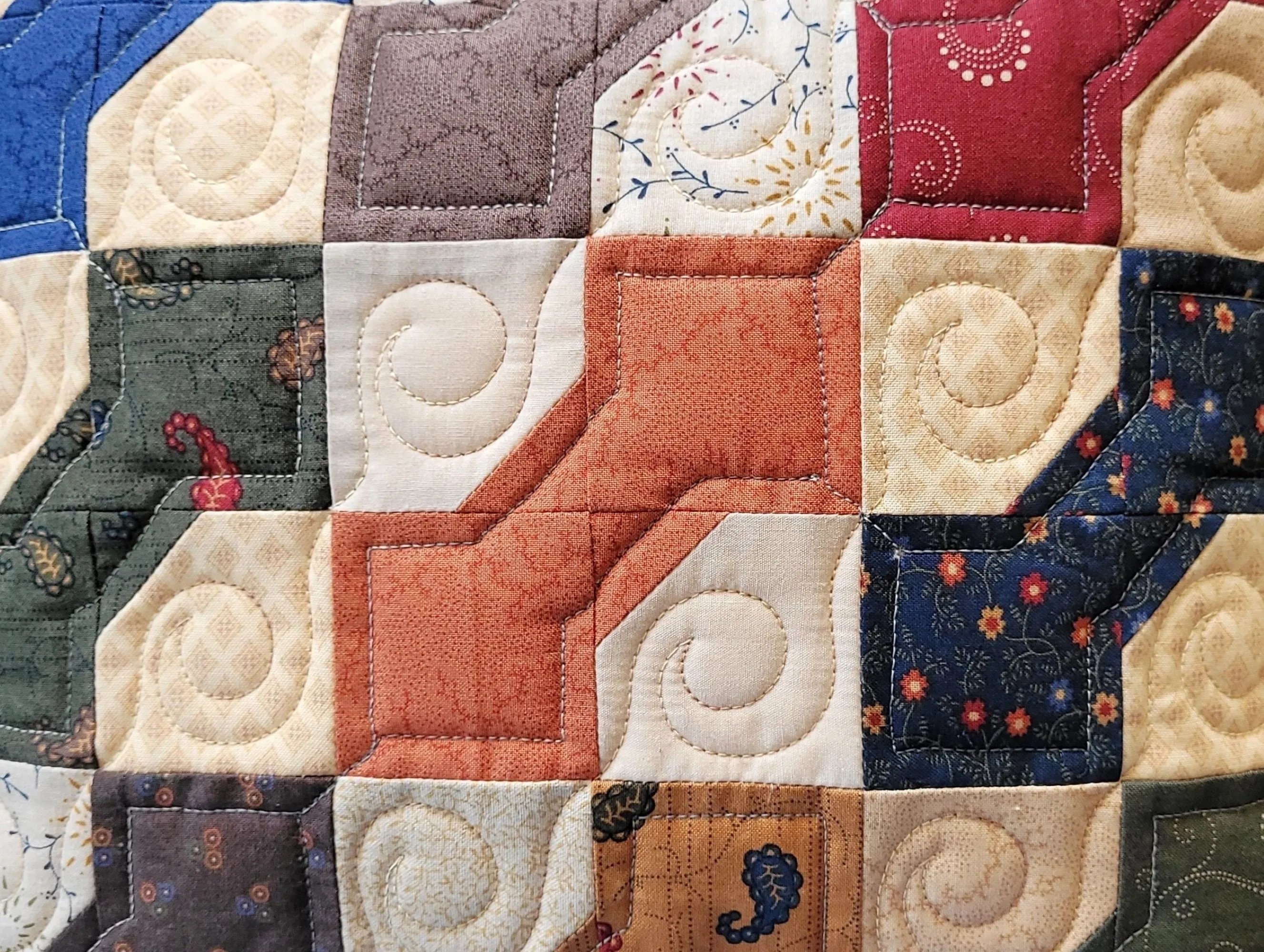 Quilted Bowtie Patchwork Pillow, Rustic 16 inch Pillow Cover