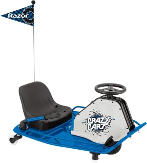 Razor Crazy Cart Electric Drifting Go Kart - Variable Speed