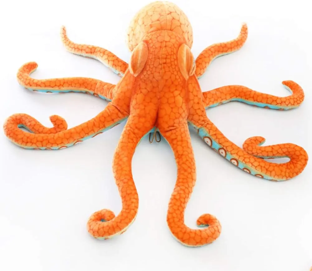 Realistic Octopus Plush,Giant Stuffed Marine Animals Toy Gifts for Kids (21.6 inch)