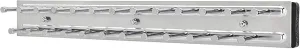 Rev-A-Shelf Pullout 14 Inch Side Mount Extending Closet Tie and Belt Organization Storage Rack Holder for Up to 25 Ties, Chrome, TRC-14CR