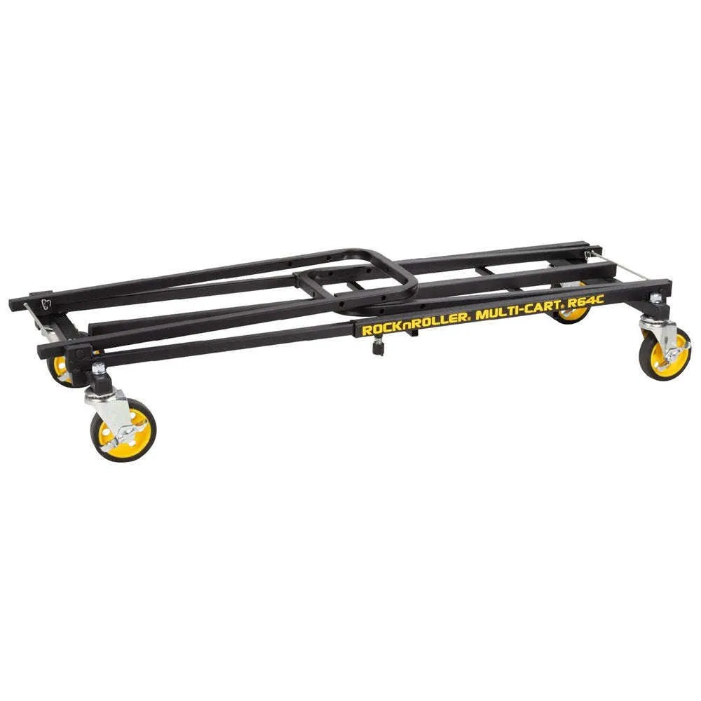 RocknRoller® Multi-Cart® 8-in-1 Equipment Transporter R6 MINI 4 Caster Swivel Cart