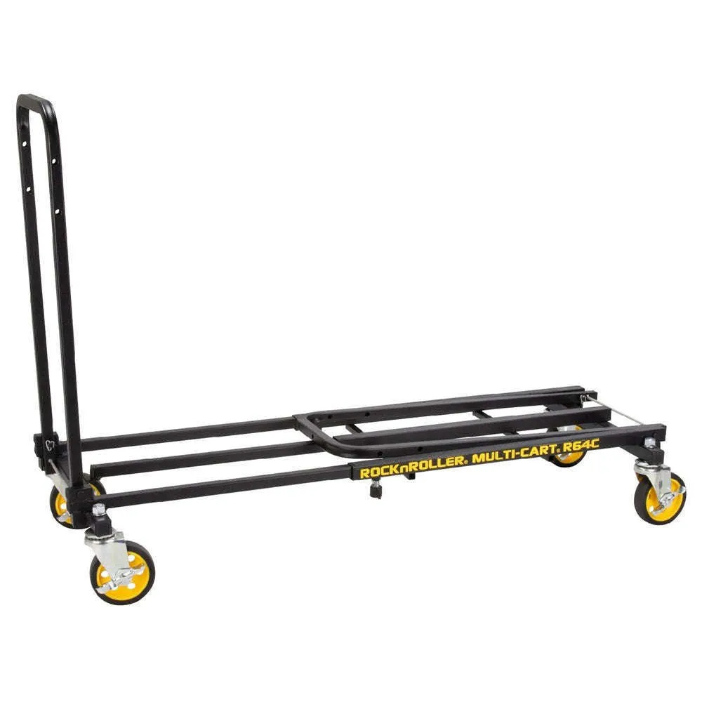 RocknRoller® Multi-Cart® 8-in-1 Equipment Transporter R6 MINI 4 Caster Swivel Cart