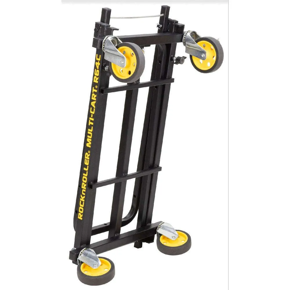 RocknRoller® Multi-Cart® 8-in-1 Equipment Transporter R6 MINI 4 Caster Swivel Cart