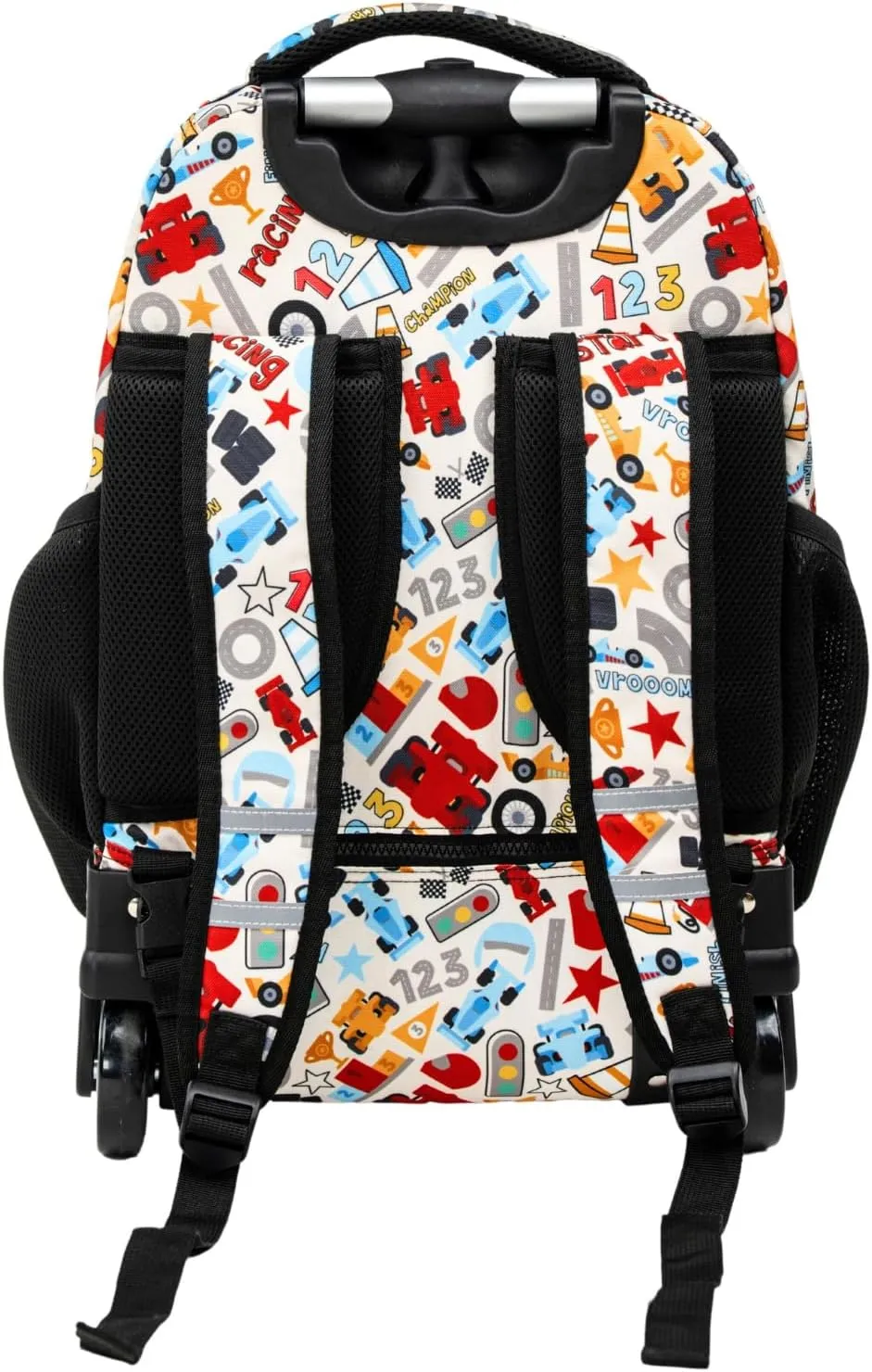 Rolling Trolley Backpacks (Racing Track)