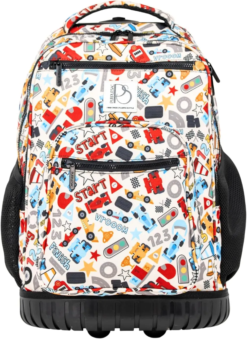 Rolling Trolley Backpacks (Racing Track)