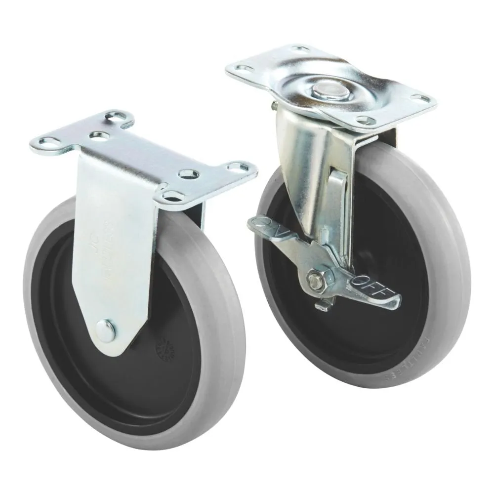 Rubbermaid Commercial Products Heavy Duty Adaptable Utility Cart Replacement Casters, Pack of 4