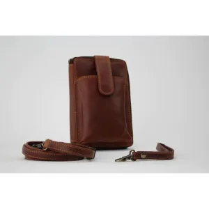 Rugged Earth Leather Upright Organizer
