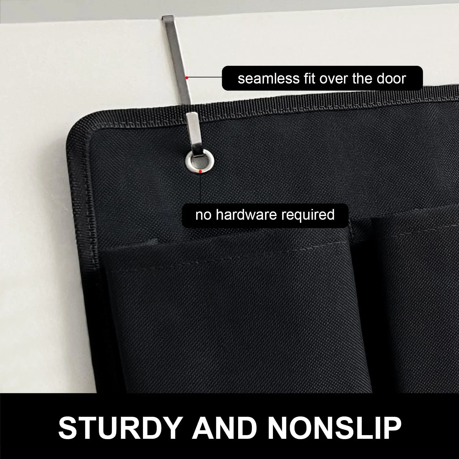 RV Shoe Pockets 10 Pockets Heavy Hanging Bedside Storage Organizer with Sturdy Hooks Storage Pockets Hangs on Bed for Shoes Toys and Tool Accessories