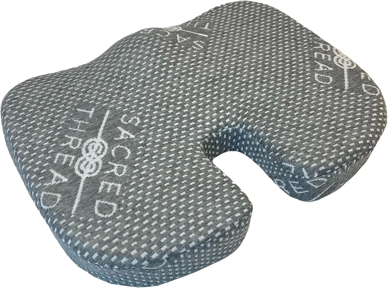 Sacred Thread Seat Cushion - 100% Memory Foam Cushion for Office Chairs, Car Seats, Airplanes, Bleachers & Wheelchair - Sciatica, Hip & Coccyx Pain Relief - for Traveling, Working, Gaming & Resting