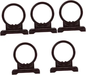 SaditY 5pcs jade display stand emerald jewelry girls jewelry clothes hanging rack stand jewelry organizer for girls watch stand watch holder for men plastic jade ware holder stand small