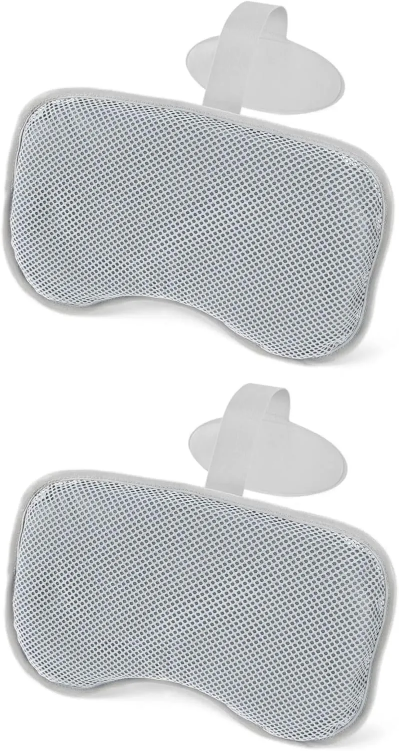 SaluSpa Padded Pillows (2-Pack),Grey