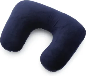 Samsonite 2-in-1 Magic Travel Pillow, Navy/Dots, One Size