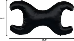 Save My Face!" La Petite Pillow (Black (Silk), Silk)