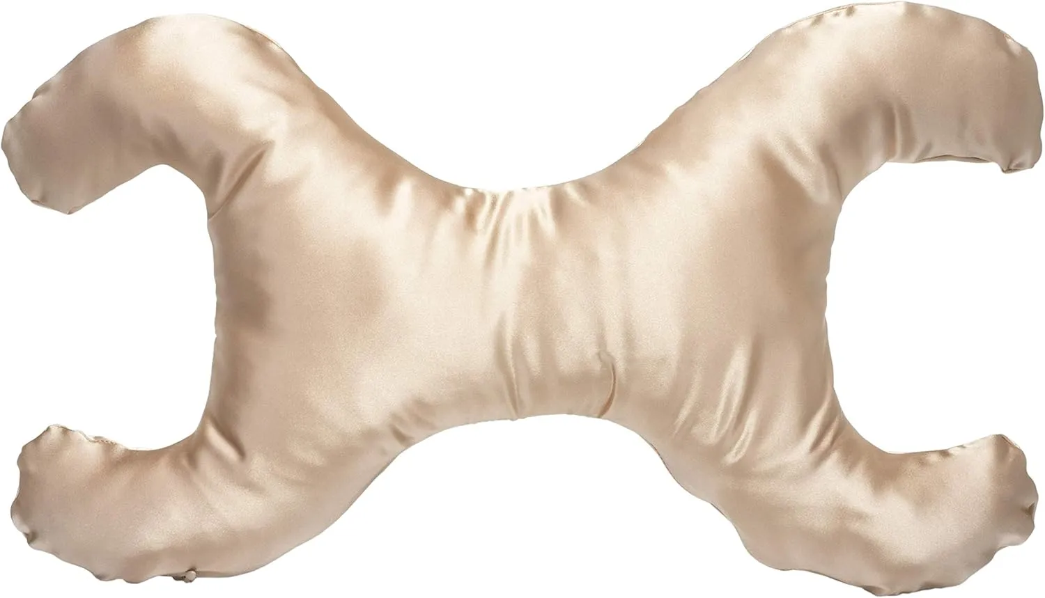 Save My Face!" La Petite Pillow (Champagne, Satin)