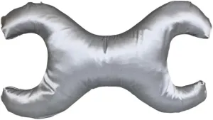 Save My Face!" La Petite Pillow (Grey (Silk), Silk)