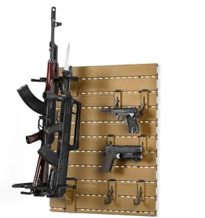 Savior Equipment Wall Rack System Heavy-Duty Steel Tactical Rifle Carbine Shotgun Handgun Storage Wall Mount, Modular Firearms Gun Wall Gear Accessories Organizer, Holds up to 6 Rifles & 6 Pistols
