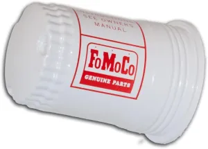 Scott Drake C3AZ-9355-A 1965 Fuel Pump Filter Canister Fomoco Logo