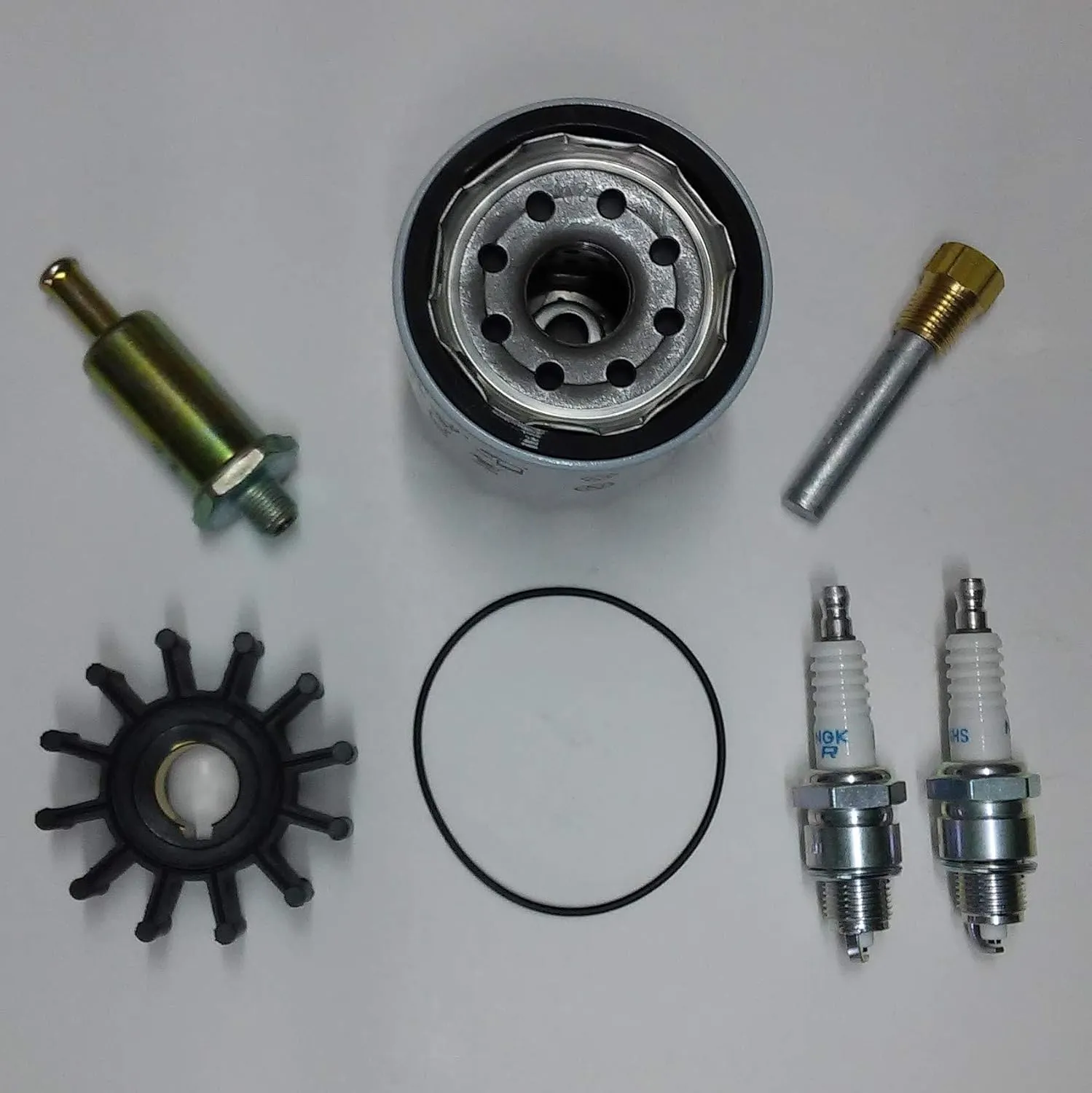 SCP-K8w2sp Maintenance Kit w Plugs For Kohler Marine 3.5CFZ 4CZ 5CFZ 6.5CZ Ser#296899 &UP Var2