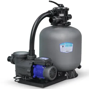 SFP455 1.5 HP Sand Filter Pump 8100GPH with Timer 18in Up to 28000GAL