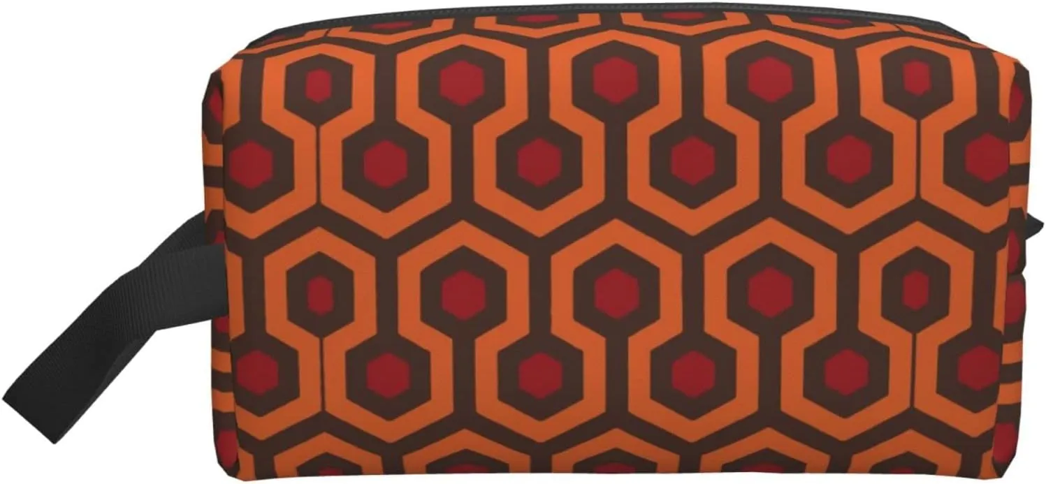 Shining Overlook Print Travel Storage Bag Capacity Zippered For Toiletries Cosmetics Daily Essentials