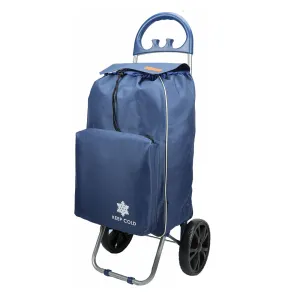 Shopping Trolley Foldable Shopping Cart for Grocery with Cooler bag