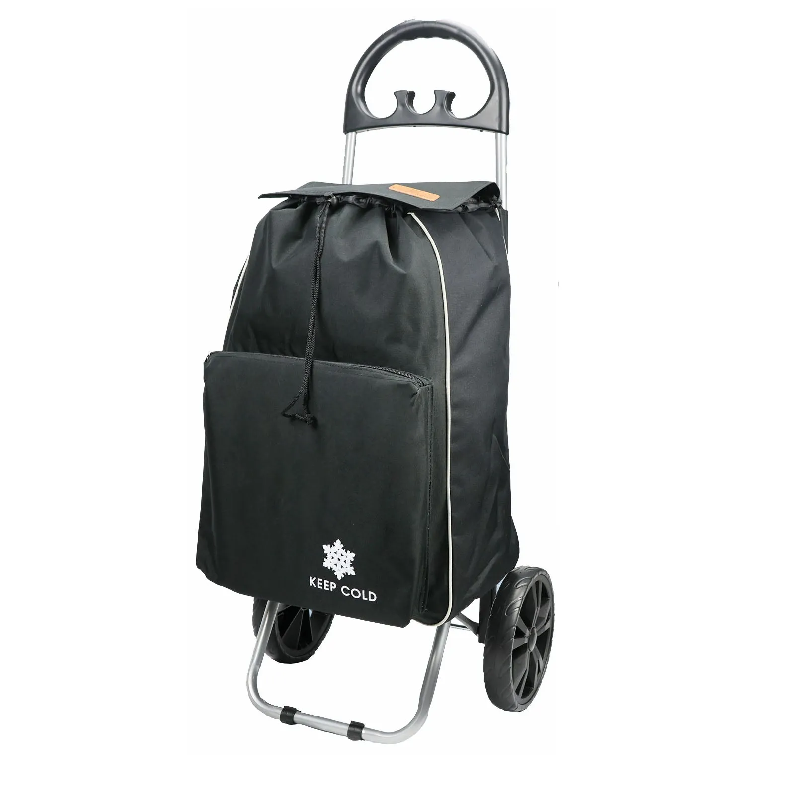 Shopping Trolley Foldable Shopping Cart for Grocery with Cooler bag