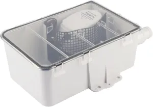Shower Sump Pump System Box,750GPH Spray Sewage Pump Shower Sump Pump System Drain Kit,Built in Automatic Switch Shower Drain Box,for Marine Boat Yacht G750 30 (24V)