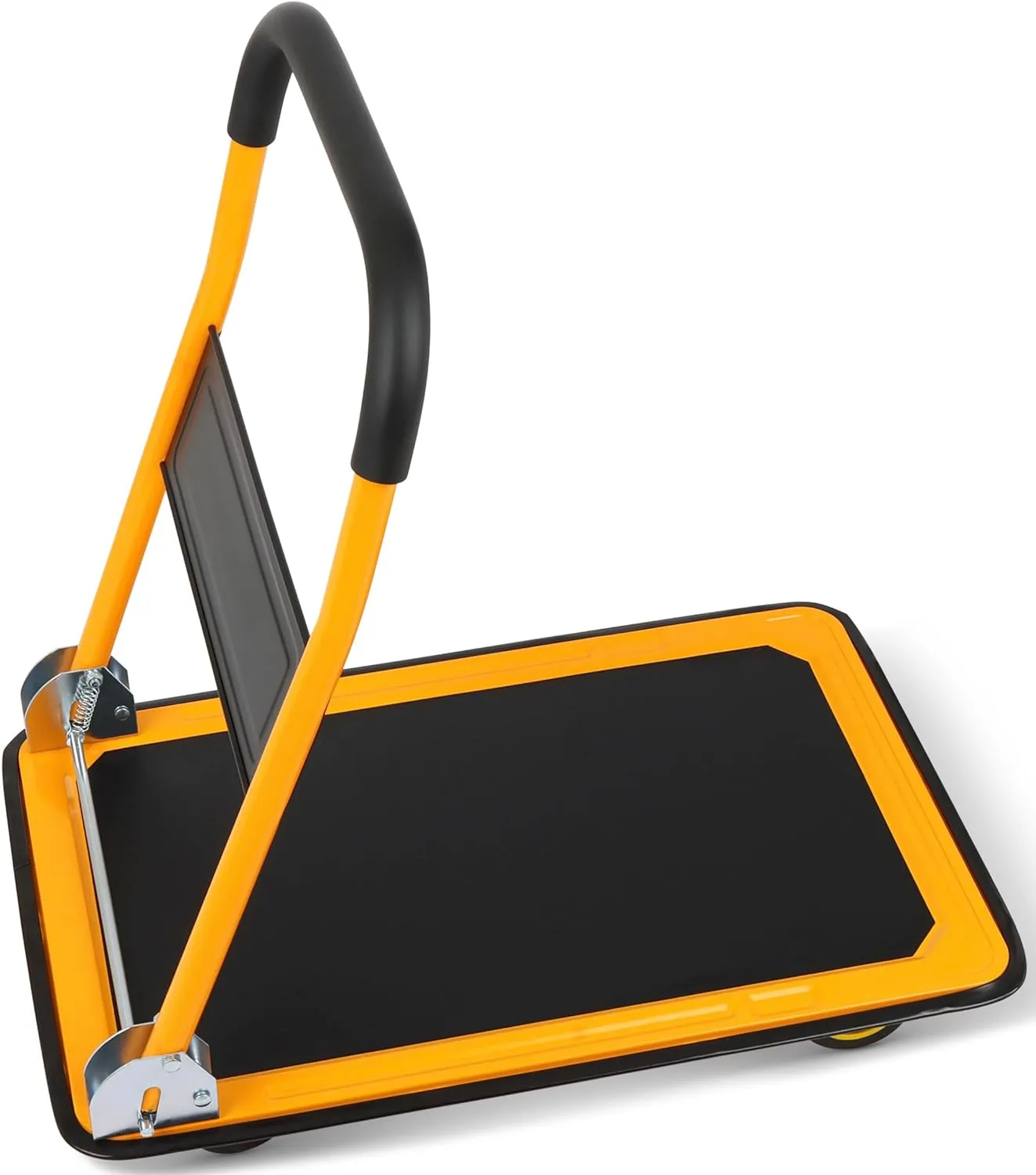 Simpli-Magic Push Cart Dolly, Moving Platform Hand Truck, Foldable for Easy Storage and 360 Degree Swivel Wheels with 350lb Weight Capacity