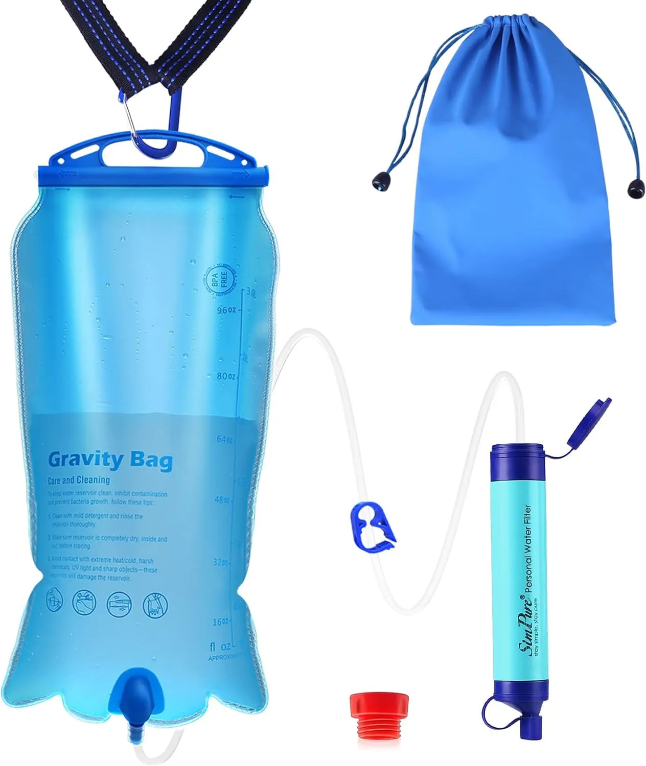 SimPure Portable Water Purifier - Filter Anywhere!