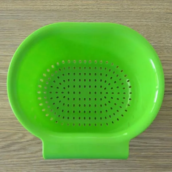 Sink Hanging Drain Basket Vegetables Fruit Storage Basket - Green
