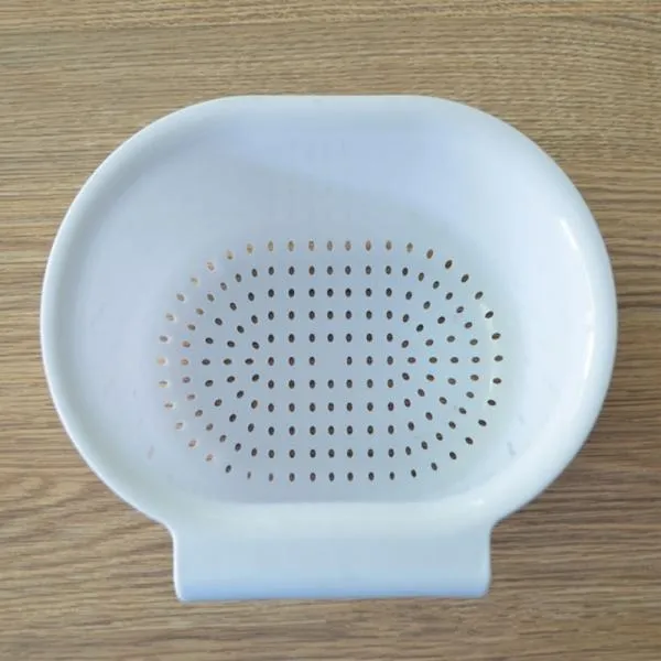 Sink Hanging Drain Basket Vegetables Fruit Storage Basket - White
