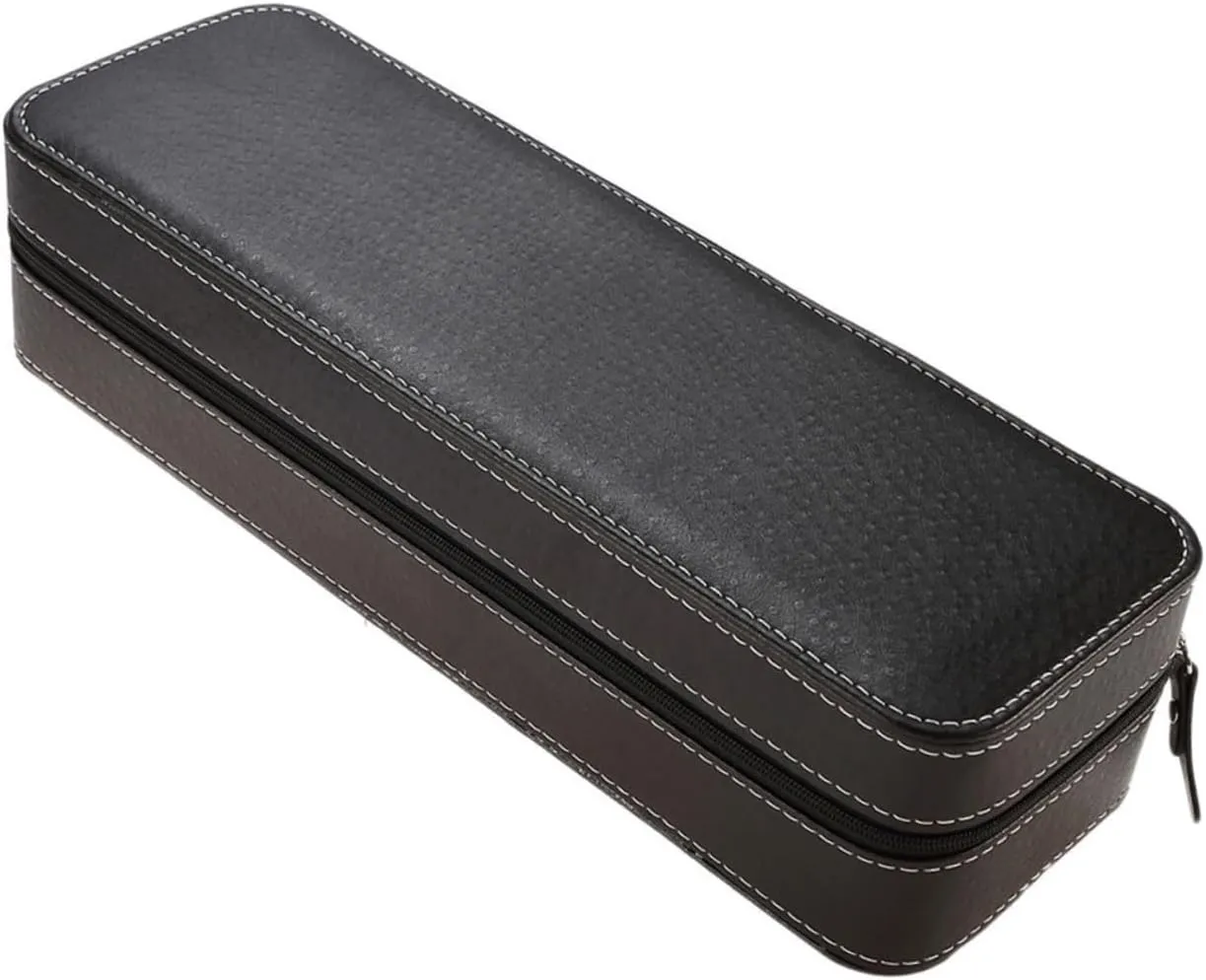 Slots Portable Watch Storage Organizer Zippered Travel Jewelry Box for Men Women Durable Display Case for Home Jewelry Shop Watch Lovers