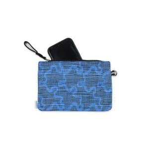 SMALL NYLON ZIPPERED POCHETTE