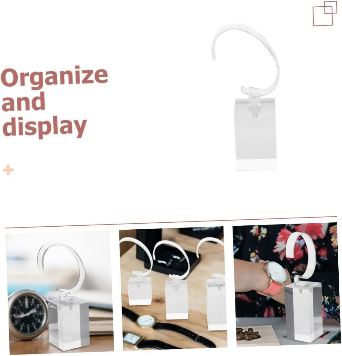SOIMISS Crylic Bracelet Holder Watch Stand Holder Universal Watch Rack Plastic Jewelry Organizer Decorative Display St