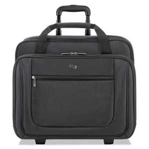 Solo Classic Rolling Case, Fits Devices Up to 17.3", Polyester, 17.5 x 9 x 14, Black