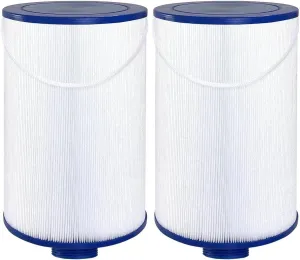 Spa Filter Compatible with Watkins 303279, FC-2402, PFF42TC-P4, 78460, Lifesmart, Freeflow, AquaTerra, Hydromaster, Simplicity Hot Tub Filters, 1 1/2" MPT Thread Fine Thread, （2 Pack）