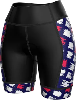 Sparx Performance Women Triathlon Shorts Womens Triathlon Bike Short 7” Tri Shorts