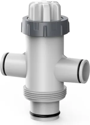 Split Swimming Pool Hose Plunger Valve, 2 in 1 Hose Plunger Valve Swimming Pool Part for Filter Circulation System