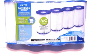 Summer Escapes Filter Cartridge 4 Pack A or C Type
