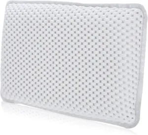 Super Soft PVC Bath Pillow for Neck and Back Support, Foam Inner Stuff Padding, Provides and Relaxation, Breathable Massage Experience