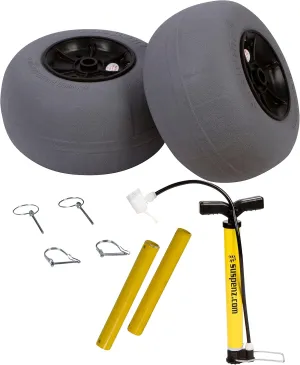 Suspenz Kayak Cart Balloon Sand Wheel Conversion Kit